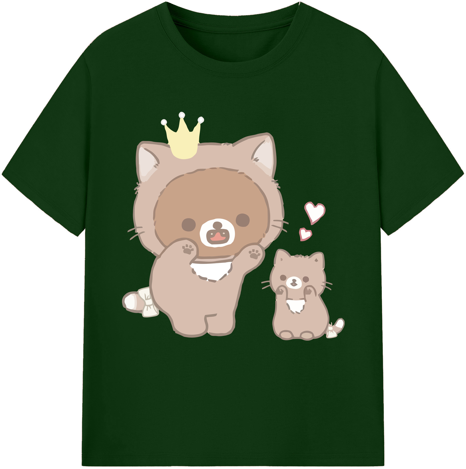 （画像用） リラックマ リラックマ キイロイトリ Rilakkuma Korilakkuma Kiiroitori 綿100％半袖Tシャツ（フロントプリント）